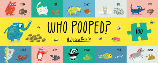 Who Pooped?: A 100-Piece Jigsaw Puzzle