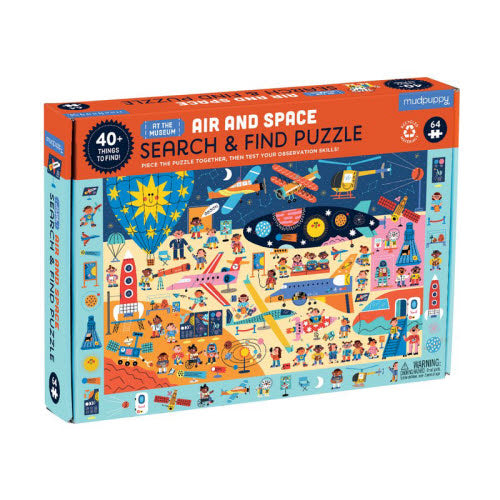 Air and Space Museum Search & Find Puzzle - 64 Pieces